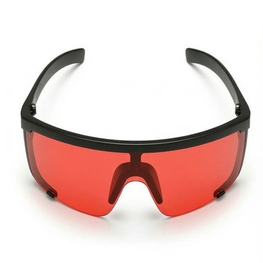 Women Futuristic Red Shield Sunglasses Oversized Black‎ Frame Cyberpunk Shades